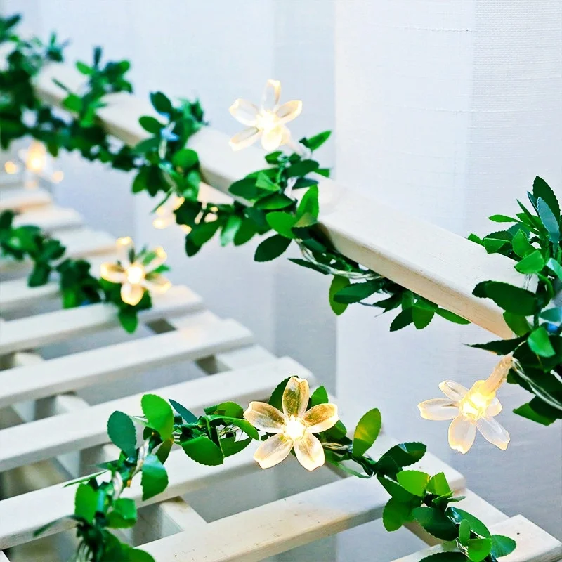 4mLED Cherry Blossoms, Flower Shapes, Colored Lights, Christmas Decorations, Home Decoration Green Plants and Vine String Lights
4mLED Cherry Blossoms, Flower Shapes, Colored Lights, Christmas Decorations, Home Decoration Green Plants and Vine String Lights