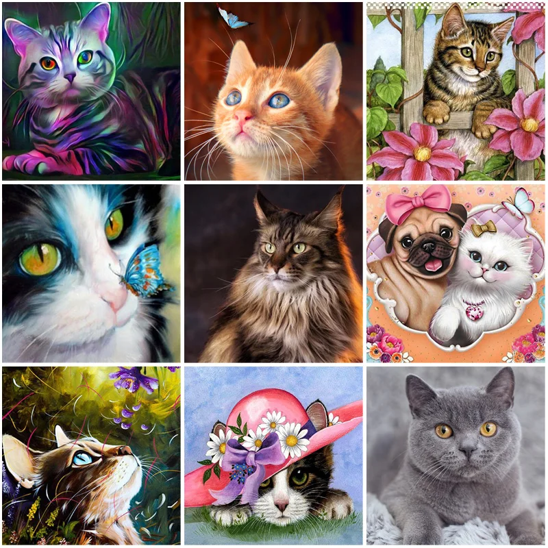 5D Diamond Painting Cat Rhinestones Diamond Embroidery Mosaic Full Round Drill Cross Stitch rhinestones Craft Kit DIY Handmade
5D Diamond Painting Cat Rhinestones Diamond Embroidery Mosaic Full Round Drill Cross Stitch rhinestones Craft Kit DIY Handmade