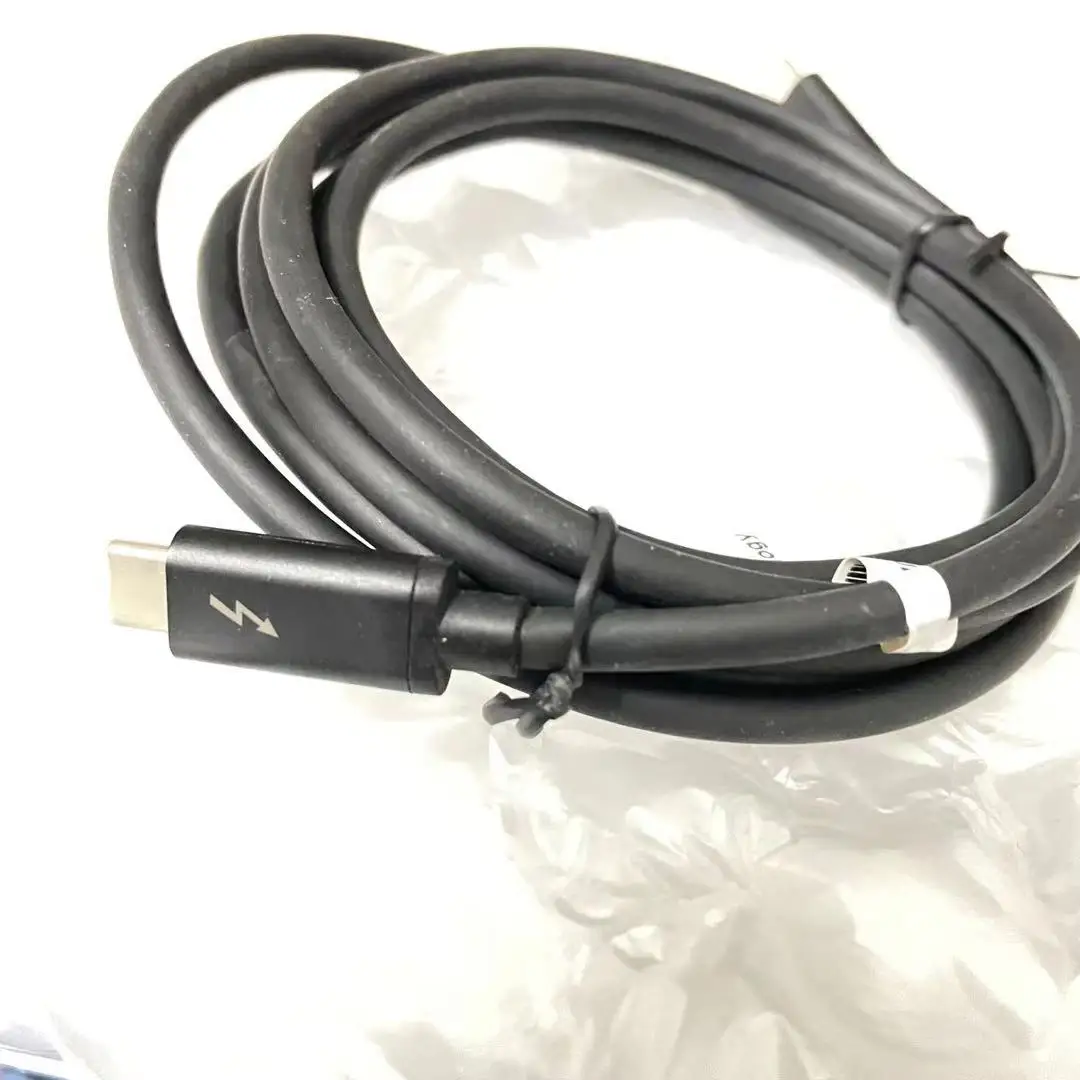 Thunderbolt 3/Thunderbolt 3 кабель 20 Гбит/с 65 Вт док-станция для 2 м 20V 3A USB-C шнур черного цвета