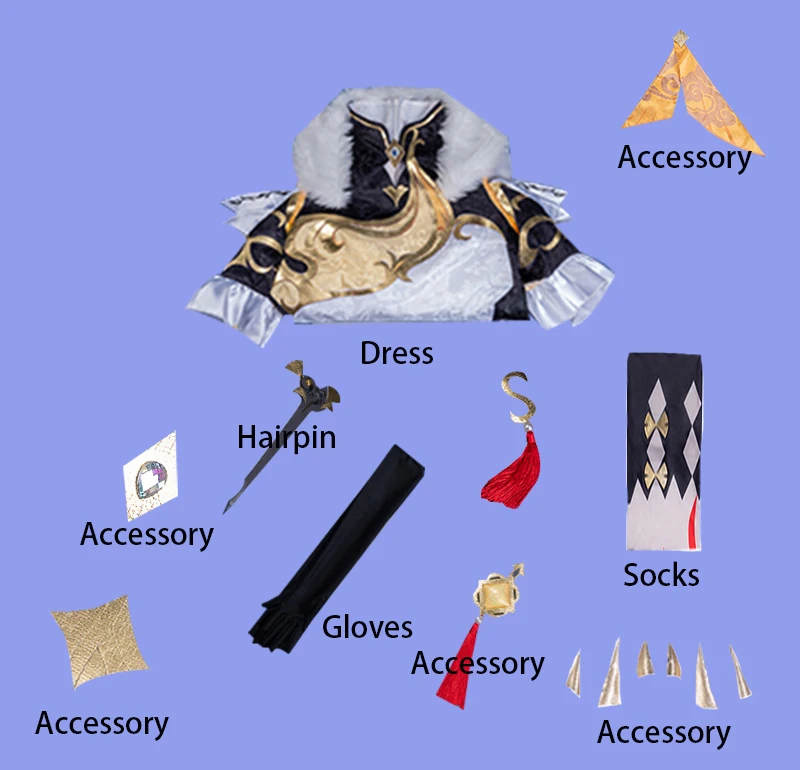 Game Genshin Impact Cosplay NINGGUANG Costume Halloween Party Dress For Women Girls Full Set
Game Genshin Impact Cosplay NINGGUANG Costume Halloween Party Dress For Women Girls Full Set