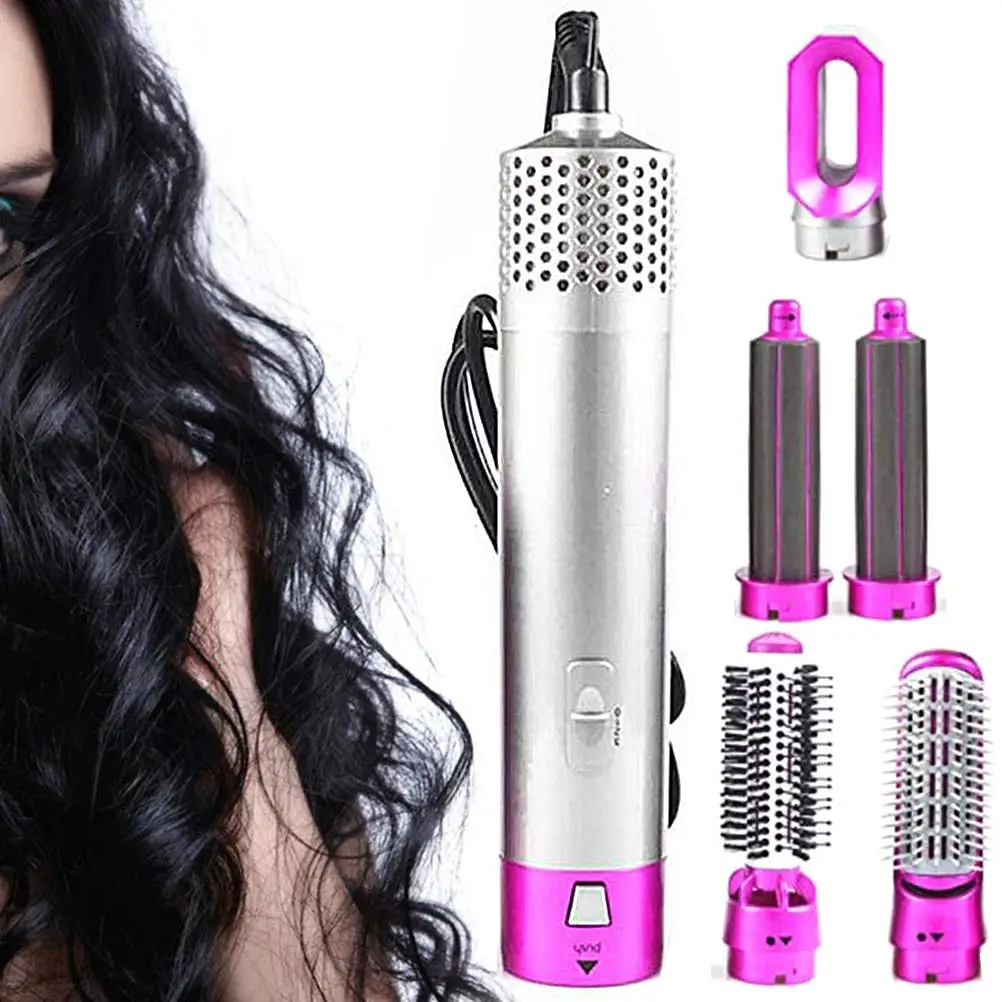 5 In 1 Hot Air Brush Blow Dryer, Hair Curling Iron, Rotating Brush Hair Dryer, Hair styling Tools , Less Noise, Quick Drying
5 In 1 Hot Air Brush Blow Dryer, Hair Curling Iron, Rotating Brush Hair Dryer, Hair styling Tools , Less Noise, Quick Drying