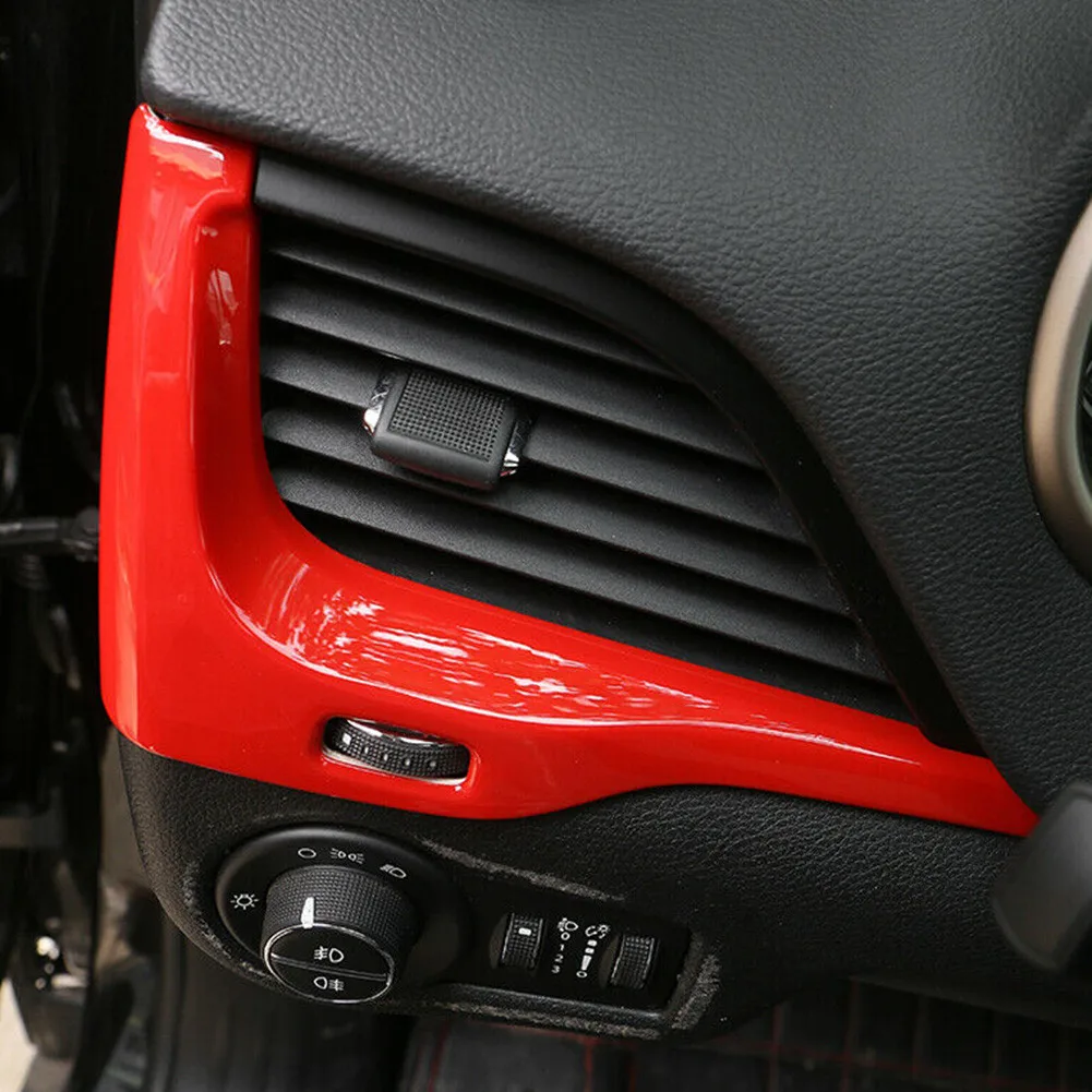 2Pcs Air Vent Outlet Cover Decorate For Jeep Cherokee Inner Red Side Trim 2014-2018
2Pcs Air Vent Outlet Cover Decorate For Jeep Cherokee Inner Red Side Trim 2014-2018