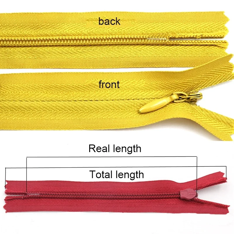 20/30/40/50/60cm Invisible Zipper DIY Nylon Coil Zipper for Sewing Clothes DIY Sewing Zippers for Garment/Bags/Home Textile 
20/30/40/50/60cm Invisible Zipper DIY Nylon Coil Zipper for Sewing Clothes DIY Sewing Zippers for Garment/Bags/Home Textile