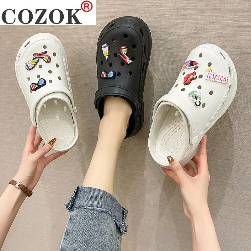 Beach Shoes Women Croc Clogs New Casual Women Rainbow Garden Shoes Non-Slip Sandals Slip On Girl Fashion Slides Outdoor
Beach Shoes Women Croc Clogs New Casual Women Rainbow Garden Shoes Non-Slip Sandals Slip On Girl Fashion Slides Outdoor