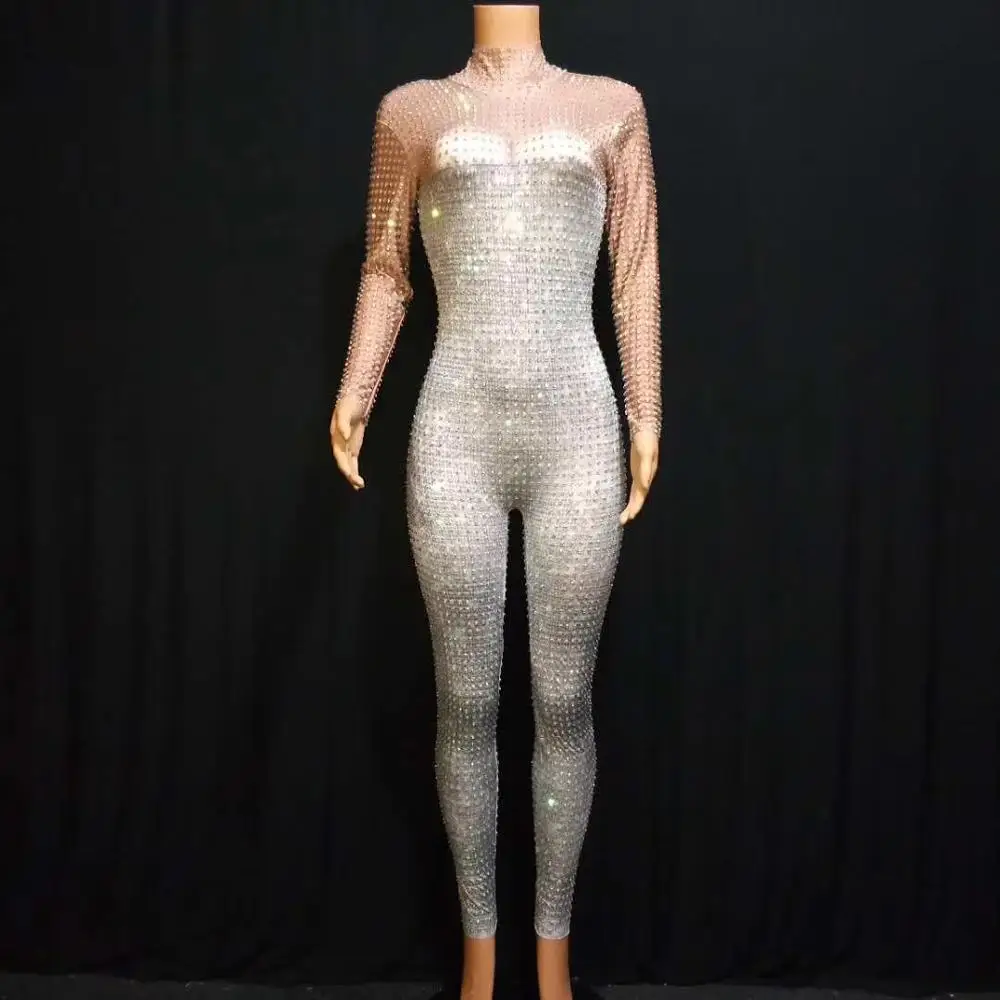 Feshion Women New Shiny Rhinestones Jumpsuit Sexy Performance Bodysuit Rompers Stage Wear Birthday Celebrate Stretch Outfit
Feshion Women New Shiny Rhinestones Jumpsuit Sexy Performance Bodysuit Rompers Stage Wear Birthday Celebrate Stretch Outfit