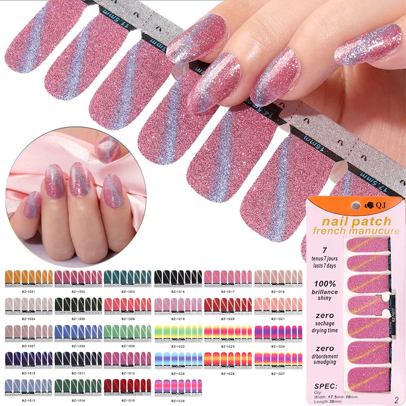 LADY KINDOM Glitter Powder Cat Eye Nail Polish Films Waterproof Long Lasting Nail Wraps Sticker Eco-friendly Nail Decals Sticker 
LADY KINDOM Glitter Powder Cat Eye Nail Polish Films Waterproof Long Lasting Nail Wraps Sticker Eco-friendly Nail Decals Sticker