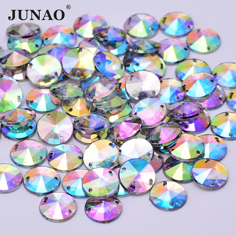 JUNAO 500pcs 10mm Sewn Crystal AB Rivoli Rhinestones Sewing Round Strass Applique Flatback Acrylic Stone For Needlework Crafts
JUNAO 500pcs 10mm Sewn Crystal AB Rivoli Rhinestones Sewing Round Strass Applique Flatback Acrylic Stone For Needlework Crafts