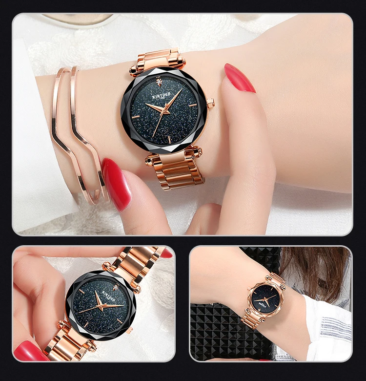 KINYUEDTop Brand lady Luxury Gold diamond simple Business Waterproof womans Electronic quartz watch Watches
KINYUEDTop Brand lady Luxury Gold diamond simple Business Waterproof womans Electronic quartz watch Watches