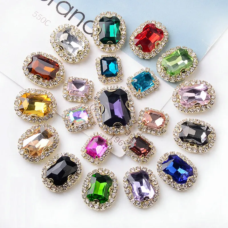 5 Pcs Alloy Rhinestone Hand Sewn Diamond Jewelry Buckle Accessories Octagonal Diamond Buckle DIY Handmade Clothing Bag Materials
5 Pcs Alloy Rhinestone Hand Sewn Diamond Jewelry Buckle Accessories Octagonal Diamond Buckle DIY Handmade Clothing Bag Materials