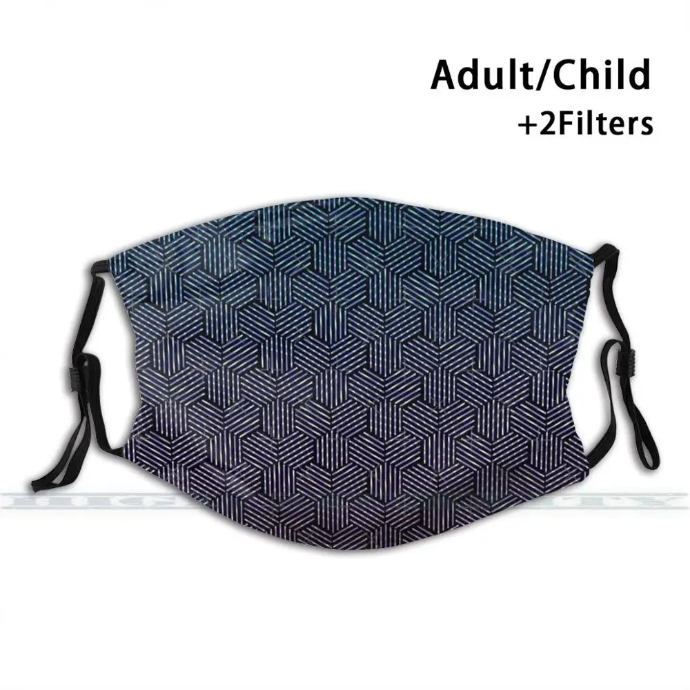 Hexagon Rotation Pattern Custom Design For Adult Kids Anti Dust Filter Diy Cute Print Washable Mask Dark Pattern
Hexagon Rotation Pattern Custom Design For Adult Kids Anti Dust Filter Diy Cute Print Washable Mask Dark Pattern