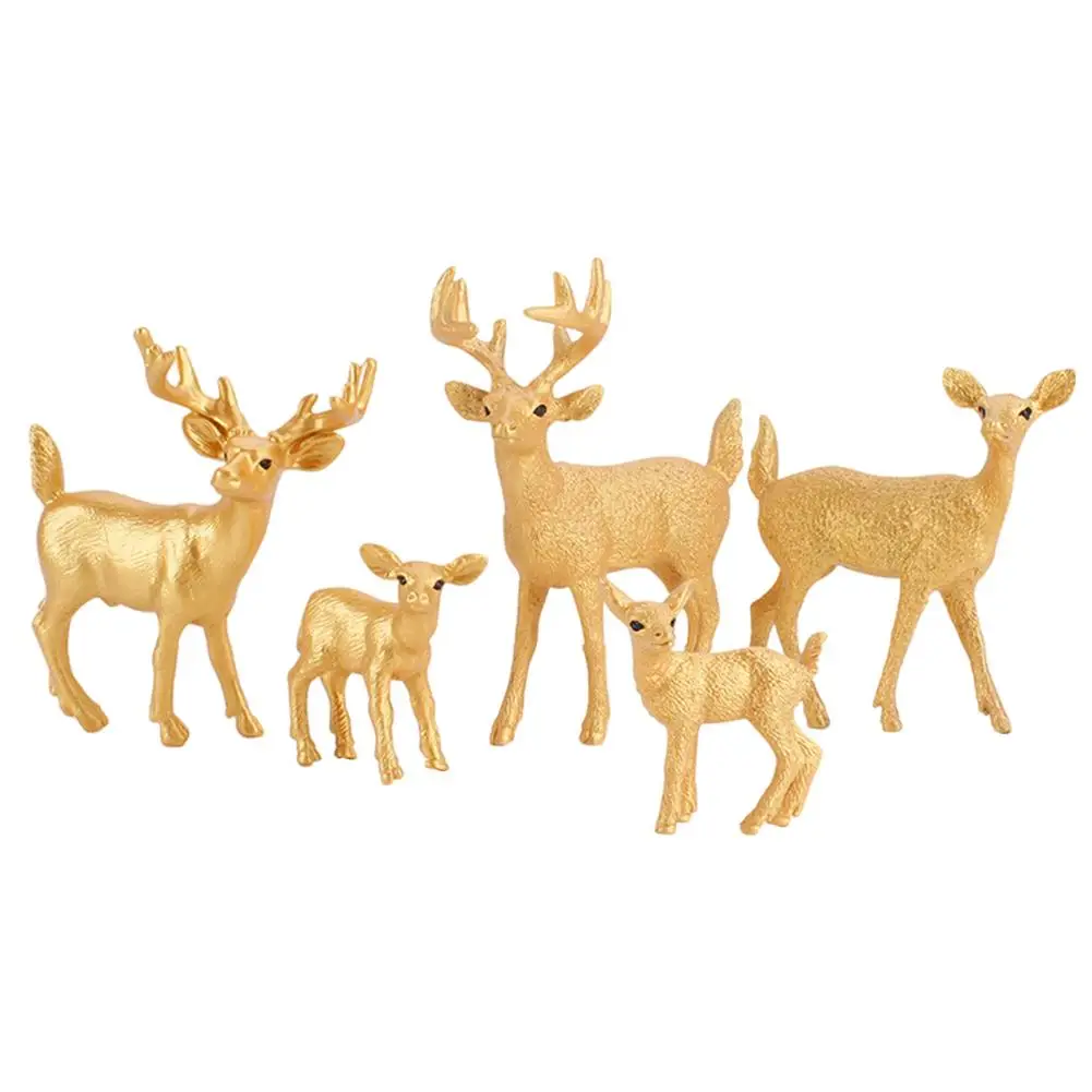 Игрушки в виде белого оленя, мини золотистый белый олень на день рождения и Рождество, когнитивные Игрушки для маленьких детей 
Игрушки в виде белого оленя, мини золотистый белый олень на день рождения и Рождество, когнитивные Игрушки для маленьких детей