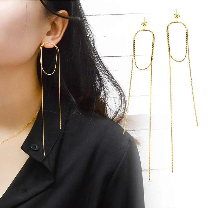 TOSOKO Stainless Steel Jewelry Flash Vertical Chain Earrings Cool Earrings For Female BSF238
TOSOKO Stainless Steel Jewelry Flash Vertical Chain Earrings Cool Earrings For Female BSF238