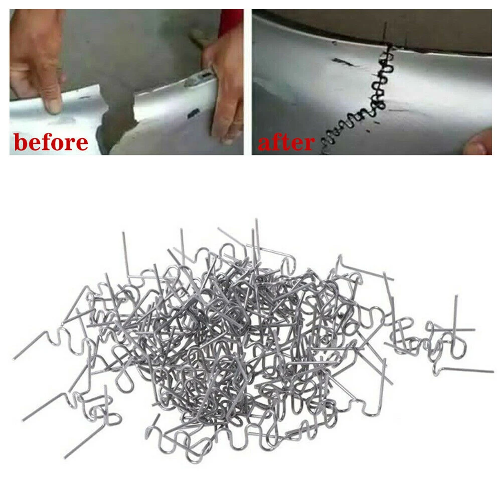1200PCS 0.6/0.8mm Hot Stapler Staples For Plastic Welder/Car Bumper Repair Kit Pre-cut Wave Staple Soldering Tools Welding Nail
1200PCS 0.6/0.8mm Hot Stapler Staples For Plastic Welder/Car Bumper Repair Kit Pre-cut Wave Staple Soldering Tools Welding Nail