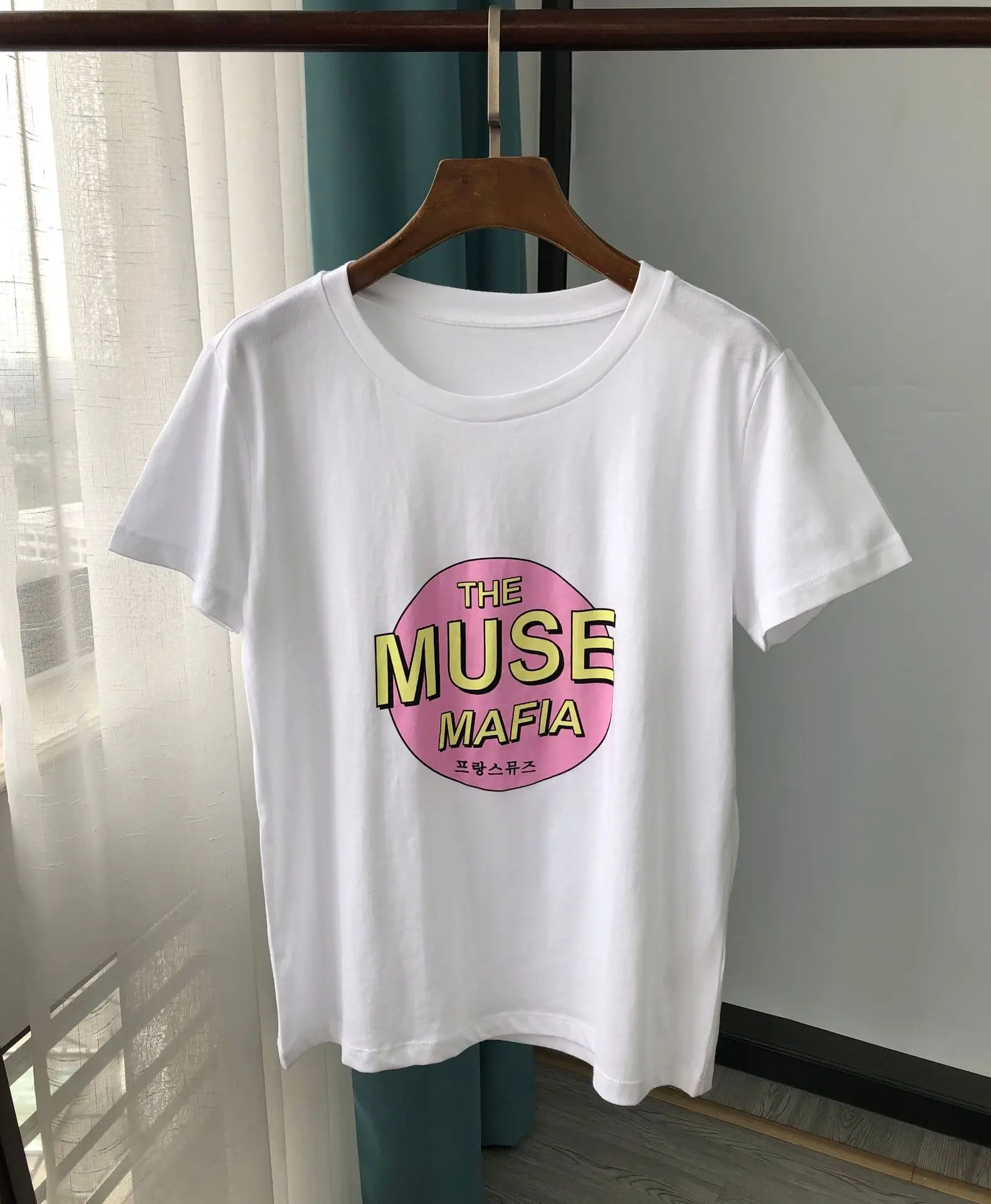 Women T-shirt French Art Simple White T-shirt Short Sleeve Round Neck T-shirt Harajuku Cotton T-shirt
Women T-shirt French Art Simple White T-shirt Short Sleeve Round Neck T-shirt Harajuku Cotton T-shirt