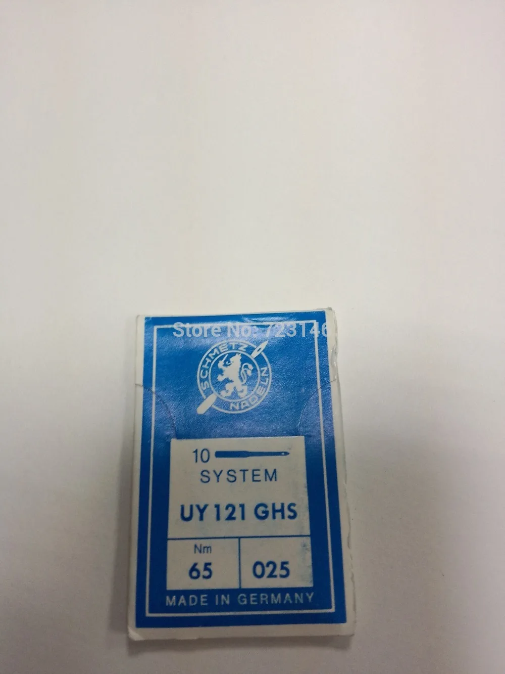 SCHMETZ 10 NADELN SYSTEM UY 121 GHS 65/025 Sewing 10pcs Industrial Machine Needles Juki Singer
SCHMETZ 10 NADELN SYSTEM UY 121 GHS 65/025 Sewing 10pcs Industrial Machine Needles Juki Singer