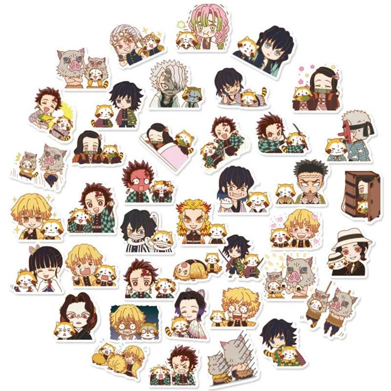 40Pcs/pack Anime Demon Slayer Waterproof Sticker PVC Stickers For Laptops Suitcase Luggage Fridge Guitar Phone Decoration
40Pcs/pack Anime Demon Slayer Waterproof Sticker PVC Stickers For Laptops Suitcase Luggage Fridge Guitar Phone Decoration