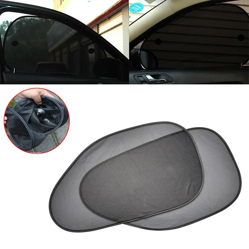 2x Car Sun Shade UV Protection Car Curtain Car Window Sunshade Side Window Mesh Cover Sun Visor for Car Trunk RV Travel Supply
2x Car Sun Shade UV Protection Car Curtain Car Window Sunshade Side Window Mesh Cover Sun Visor for Car Trunk RV Travel Supply