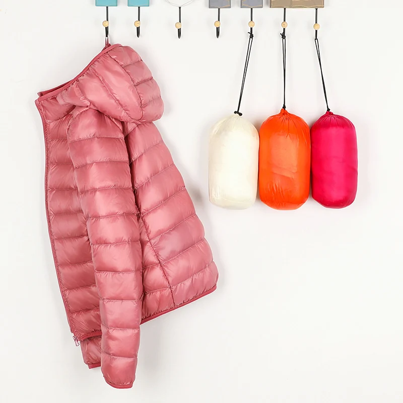 Autumn Jacket Women Hooded Black Basic Jacket Zipper Ladies Coat Pink Orange Duck Fur Down Female Jackets Winter Short Parkas 
Autumn Jacket Women Hooded Black Basic Jacket Zipper Ladies Coat Pink Orange Duck Fur Down Female Jackets Winter Short Parkas