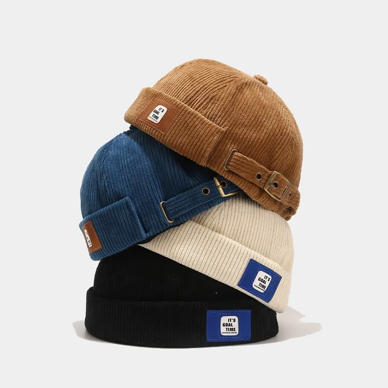 2021high quality Beanie Hats Men Women Spring Autumn Landlord Hat Streetwear Hip Hop Brimless Hat Corduroy Docker Cap
2021high quality Beanie Hats Men Women Spring Autumn Landlord Hat Streetwear Hip Hop Brimless Hat Corduroy Docker Cap