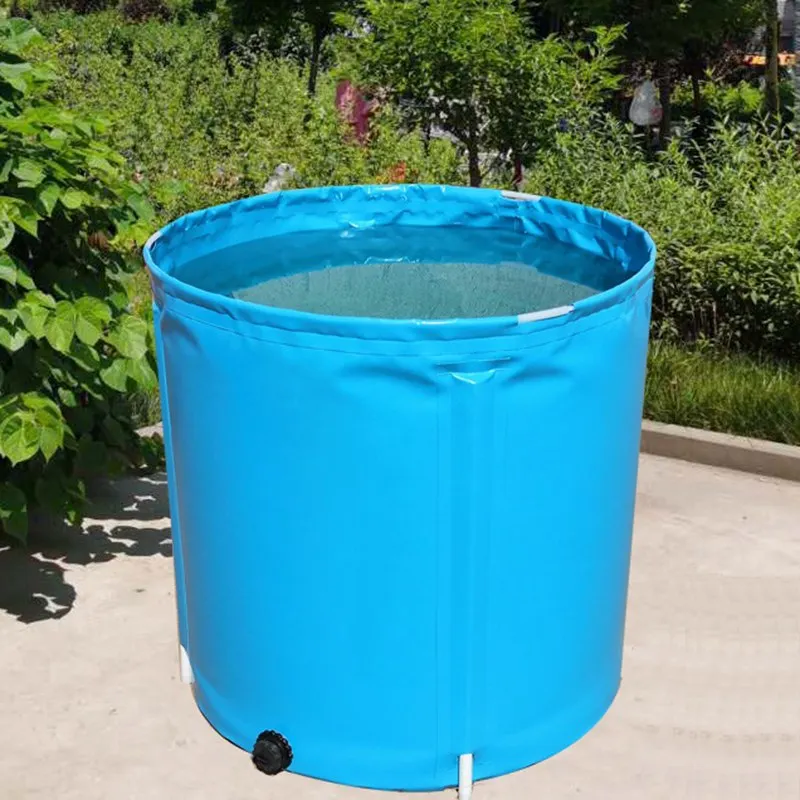 Customize 0.75mm Blue PVC Canvas Water Pond With Supports Home Garden Irrigation Water Tank Circular Swimming Pool
Customize 0.75mm Blue PVC Canvas Water Pond With Supports Home Garden Irrigation Water Tank Circular Swimming Pool