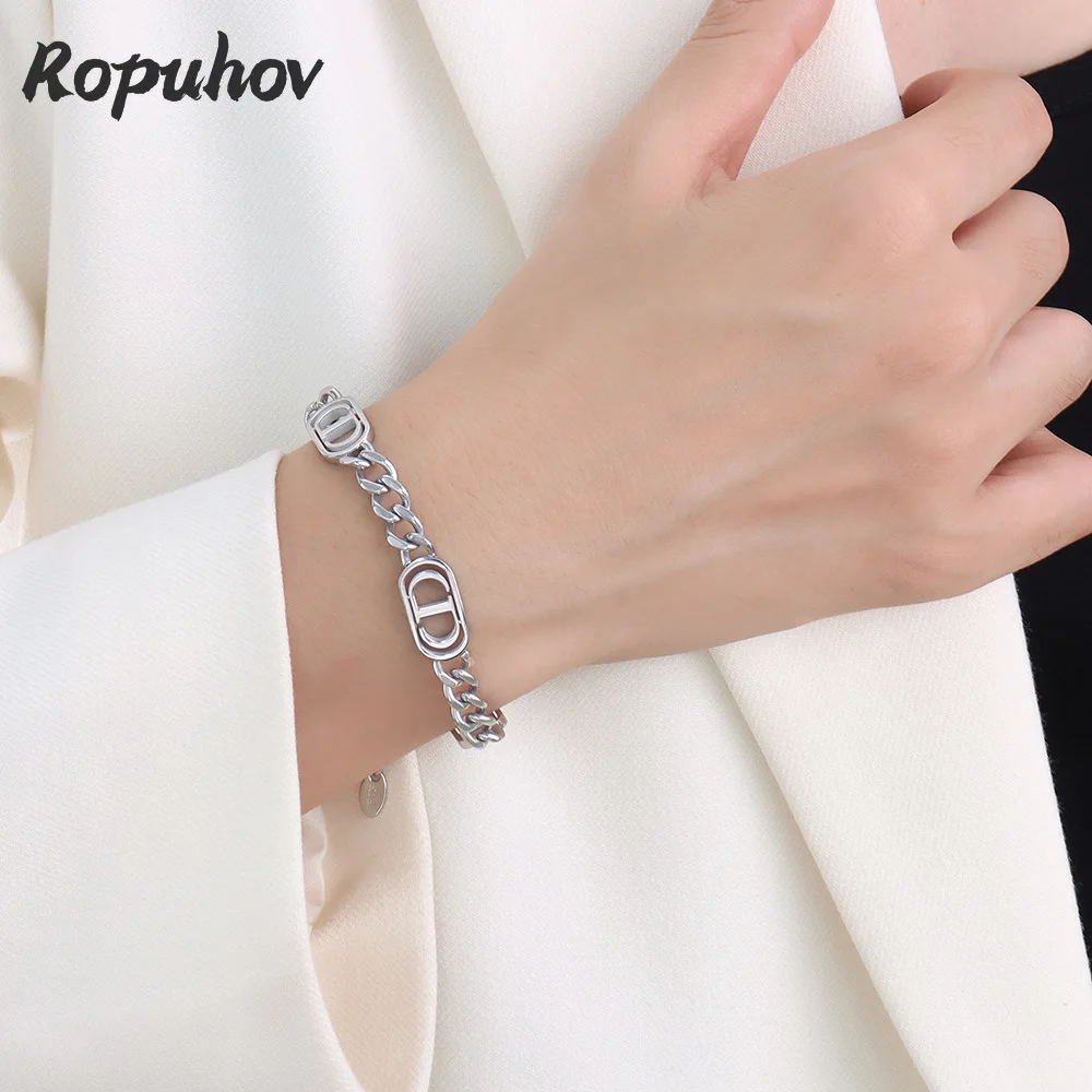 Ropuhov 2021 Новинка 925 Серебристая игла преувеличенная Мода Индивидуальный браслет титановое покрытие толстая цепь CD ювелирные изделия
Ropuhov 2021 Новинка 925 Серебристая игла преувеличенная Мода Индивидуальный браслет титановое покрытие толстая цепь CD ювелирные изделия