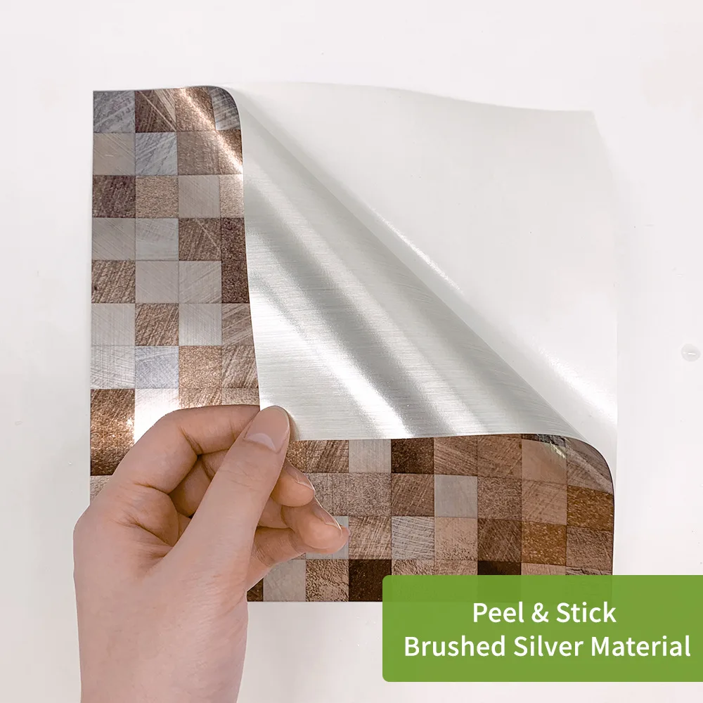 Funlife Waterproof Mosaic Tile Pasted Bathroom Copper Metal Wall Sticker Wallpaper Drawing Silver
Funlife Waterproof Mosaic Tile Pasted Bathroom Copper Metal Wall Sticker Wallpaper Drawing Silver