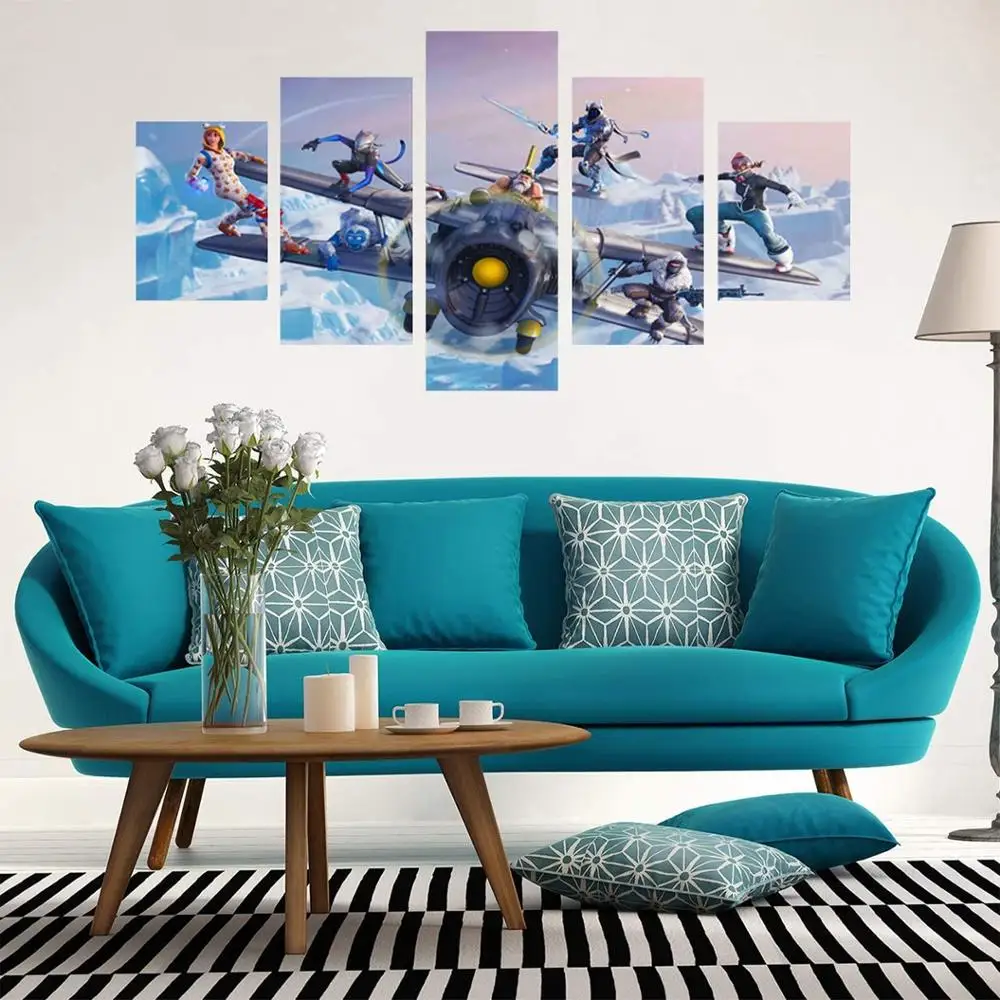 5 Piece Wall Art Canvas Paintings Prints Shooting Game Roles Modular Poster Modern Home Decor Living Room Decoration Pictures
5 Piece Wall Art Canvas Paintings Prints Shooting Game Roles Modular Poster Modern Home Decor Living Room Decoration Pictures