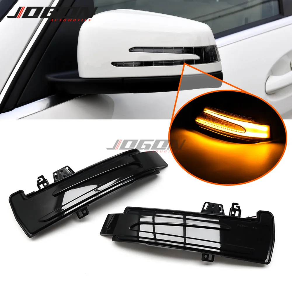 Для Mercedes Benz A B C E S CLA GLA CLS Class W176 W204 W212 X156 X204 W221 светодиодный динамический боковое