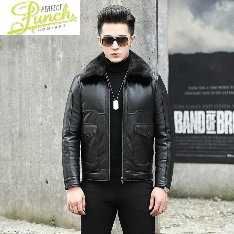 Autumn Jacket Winter Men Genuine Cow Mens Duck Down Coat Real Leather Slim Jackets Jaqueta De Couro NR47 YY614
Autumn Jacket Winter Men Genuine Cow Mens Duck Down Coat Real Leather Slim Jackets Jaqueta De Couro NR47 YY614