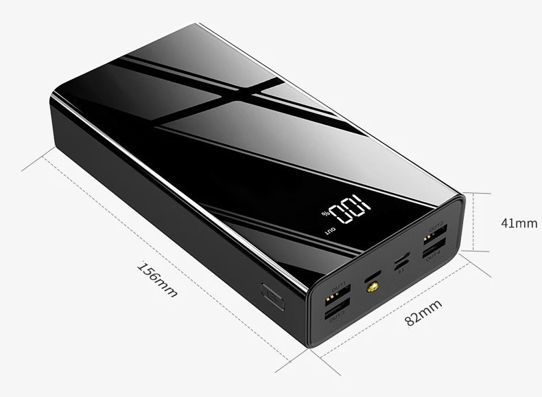 Power Bank 40000mAh Portable Fast Charging Powerbank 4 USB Poverbank External Battery Charger for iPhone 12 Xiaomi Mi Pover Bank
Power Bank 40000mAh Portable Fast Charging Powerbank 4 USB Poverbank External Battery Charger for iPhone 12 Xiaomi Mi Pover Bank