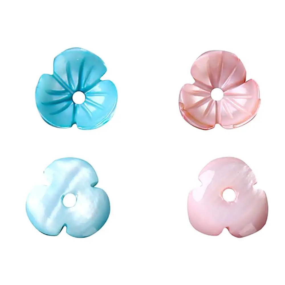 5pcs/lot Flower Shell Beads Natural MOP Shell Charms Three petals Flower Shape Beads for Handmade Jewelry Accessories Findings
5pcs/lot Flower Shell Beads Natural MOP Shell Charms Three petals Flower Shape Beads for Handmade Jewelry Accessories Findings