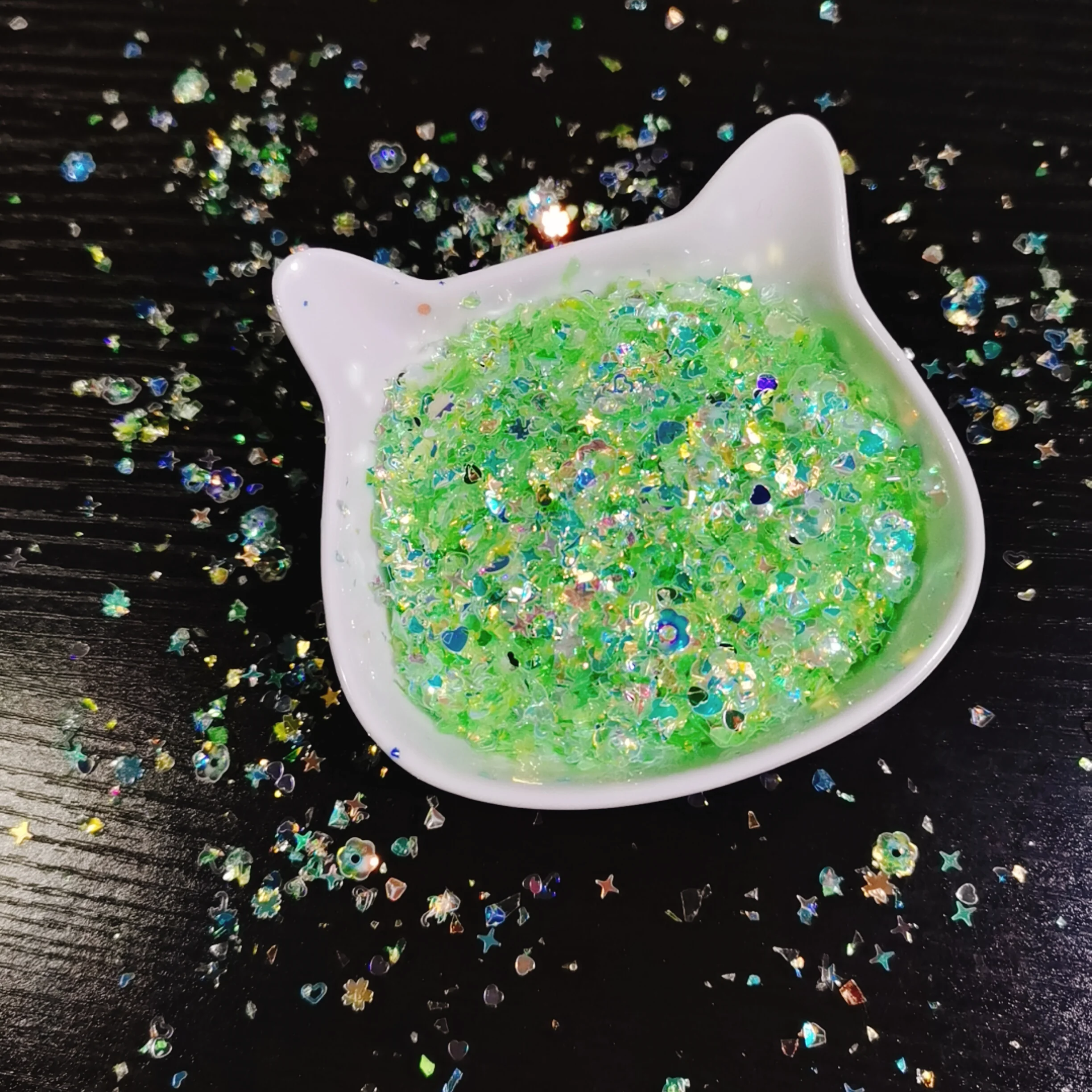 30g/Opp Sping Green Sequins RAINBOW BRIGHT Shake Card Accessories Cutting Dies Stamps Embossing Decoration Diy Greeting Card 
30g/Opp Sping Green Sequins RAINBOW BRIGHT Shake Card Accessories Cutting Dies Stamps Embossing Decoration Diy Greeting Card