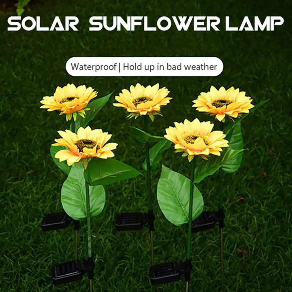 Beautiful Solar Lawn Lamp 66*15 Cm Courtyard Decoration Atmosphere IP66 Light Sensor Solar Sunflower Light Energy Saving
Beautiful Solar Lawn Lamp 66*15 Cm Courtyard Decoration Atmosphere IP66 Light Sensor Solar Sunflower Light Energy Saving