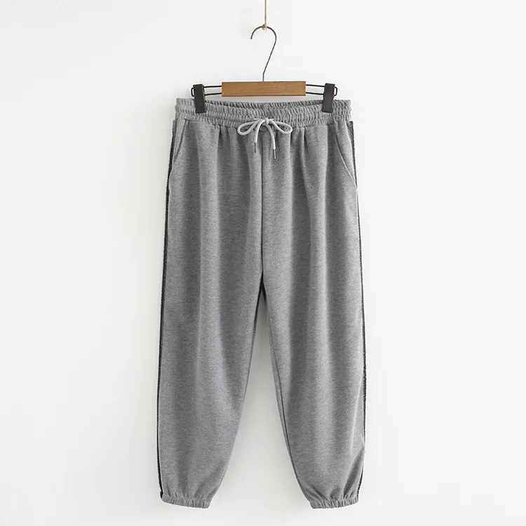 Large Size Women's Fall and Winter Pants 2019 New Slim Side Bright Silk Thickened Casual Pants Pantalones Mujer Sweatpants
Large Size Women's Fall and Winter Pants 2019 New Slim Side Bright Silk Thickened Casual Pants Pantalones Mujer Sweatpants