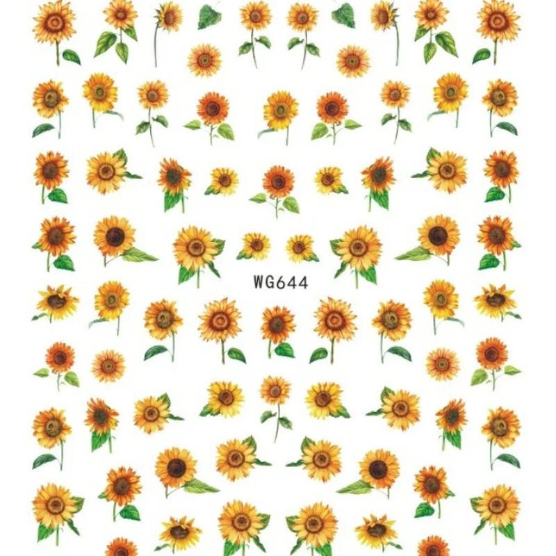 New Sunflower Nail Sticker Sun Flower Nail Sticker DIY Nail Art Decoration Nail Tattoo Creative Design Watermark Applique Tool
New Sunflower Nail Sticker Sun Flower Nail Sticker DIY Nail Art Decoration Nail Tattoo Creative Design Watermark Applique Tool
