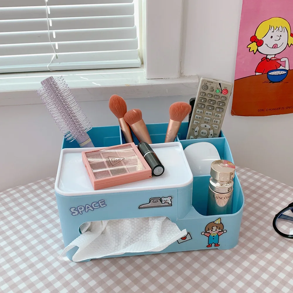 Cute Storage Box Multi Grid Desktop Make Up Organizer Living Room Bedroom Multifunction Tissue Box Many Colours Jewelry Organiza
Cute Storage Box Multi Grid Desktop Make Up Organizer Living Room Bedroom Multifunction Tissue Box Many Colours Jewelry Organiza