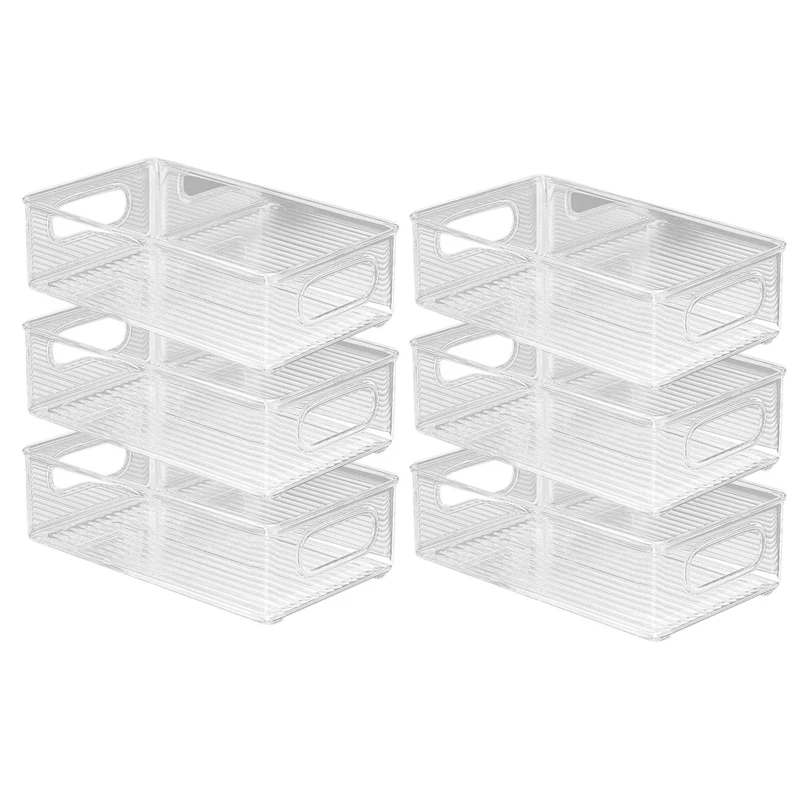 6 PCS Refrigerator Organizer Bins,Vegetable Organizer with Handle Stackable Fridge Clear Cabinet Organizer for Kitchen
6 PCS Refrigerator Organizer Bins,Vegetable Organizer with Handle Stackable Fridge Clear Cabinet Organizer for Kitchen