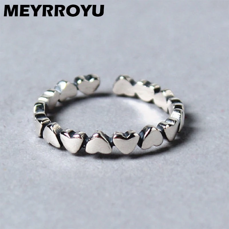 MEYRROYU 925 Sterling Silver 2021 New Korean Style Fashion Simple Heart-shaped Open Ring Heart-to-heart Lady Couple Ring Jewelry
MEYRROYU 925 Sterling Silver 2021 New Korean Style Fashion Simple Heart-shaped Open Ring Heart-to-heart Lady Couple Ring Jewelry