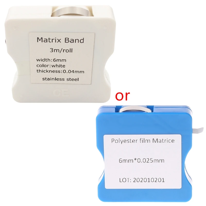 3 Meter Stainless Steel Matrice Bands 5mm 6mm 7mm Width 0.04mm Thichness Dental
3 Meter Stainless Steel Matrice Bands 5mm 6mm 7mm Width 0.04mm Thichness Dental