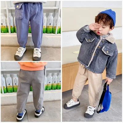 Children's Solid Plus Velvet Casual Cargo Pants 2021 Winter New Boys and Girls Small Pockets Thick Woven Pants Baby Trousers
Children's Solid Plus Velvet Casual Cargo Pants 2021 Winter New Boys and Girls Small Pockets Thick Woven Pants Baby Trousers