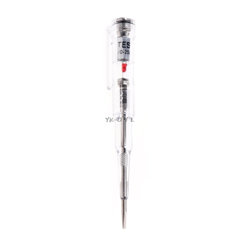 250V Waterproof Voltage Tester Induced Electric Pen Detector Screwdriver Probe With Indicator Light Voltage Tester Pen
250V Waterproof Voltage Tester Induced Electric Pen Detector Screwdriver Probe With Indicator Light Voltage Tester Pen