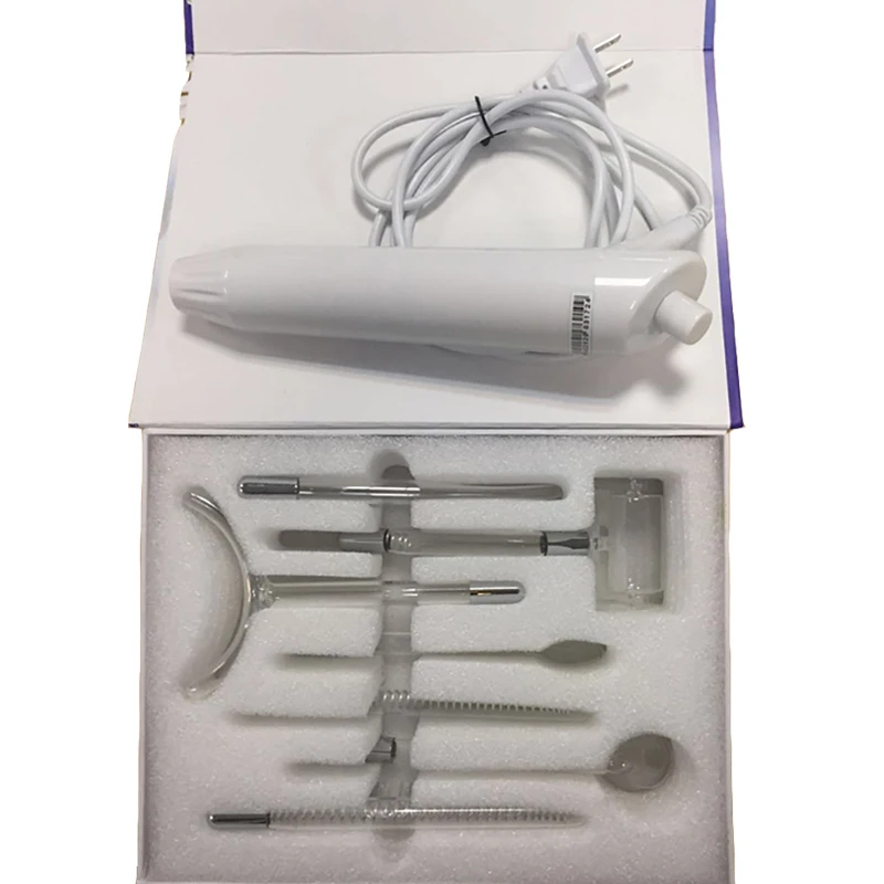 Portable 7 in 1 High Frequency Facial Machine, Anti-Acne, Anti-inflammatory, Skin Tightening, Fine Lines With 7 Electrode Tip
Portable 7 in 1 High Frequency Facial Machine, Anti-Acne, Anti-inflammatory, Skin Tightening, Fine Lines With 7 Electrode Tip