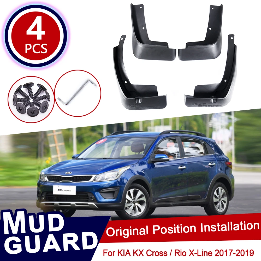4pcs for KIA KX Cross Rio X-Line 2017 2018 2019 Car Mud Flaps Mudguard Splash Guards Fender Mudflaps Flap XLine Car Accessories
4pcs for KIA KX Cross Rio X-Line 2017 2018 2019 Car Mud Flaps Mudguard Splash Guards Fender Mudflaps Flap XLine Car Accessories