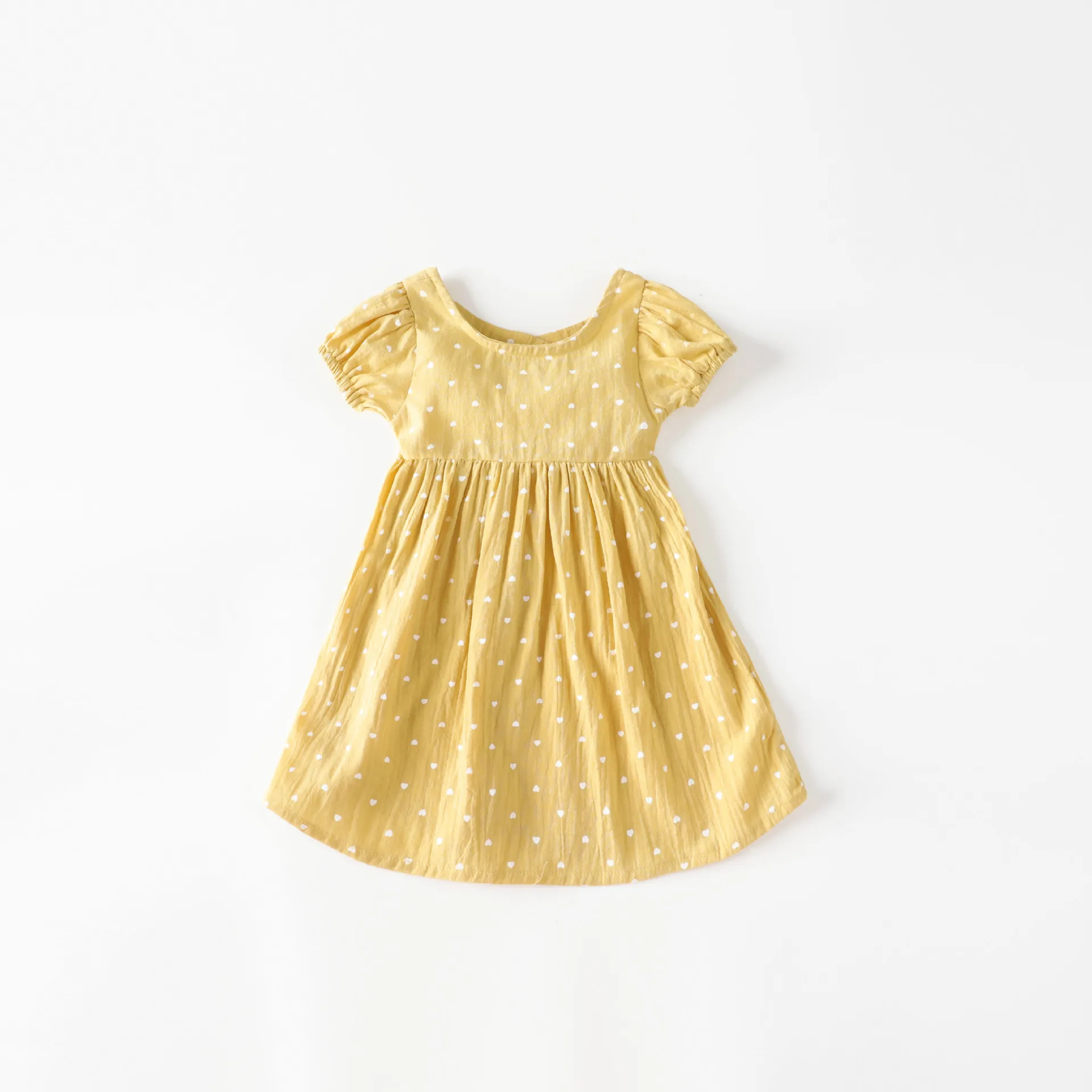Ins/Детские платья Милые детские в горошек Летнее платье для девочек 2020 | Мать и