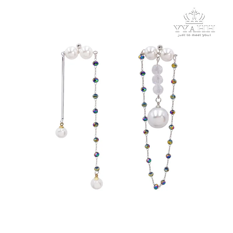 American and American Fashion Pearl Tassel Earrings Design Web Celebrity Light Luxury Earrings Drop Female 
American and American Fashion Pearl Tassel Earrings Design Web Celebrity Light Luxury Earrings Drop Female