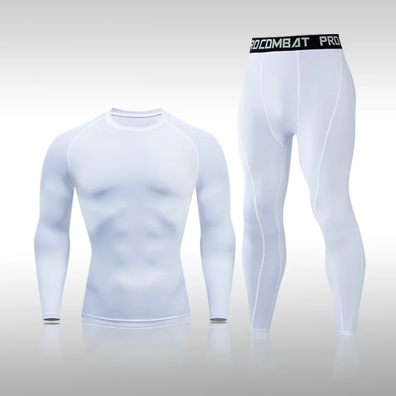Men's Long-Sleeved Solid Color Compression Quick-Drying Sports Underwear Set Riding Running Fitness Gym Rashguard Sportswear
Men's Long-Sleeved Solid Color Compression Quick-Drying Sports Underwear Set Riding Running Fitness Gym Rashguard Sportswear
