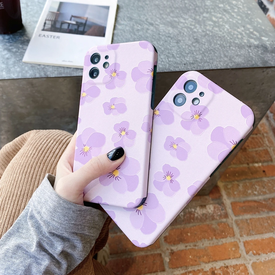 Side printed Purple flowers soft phone case for iphone 12promax 8 7Plus 12 11promax XSMax XR Anti falling
Side printed Purple flowers soft phone case for iphone 12promax 8 7Plus 12 11promax XSMax XR Anti falling