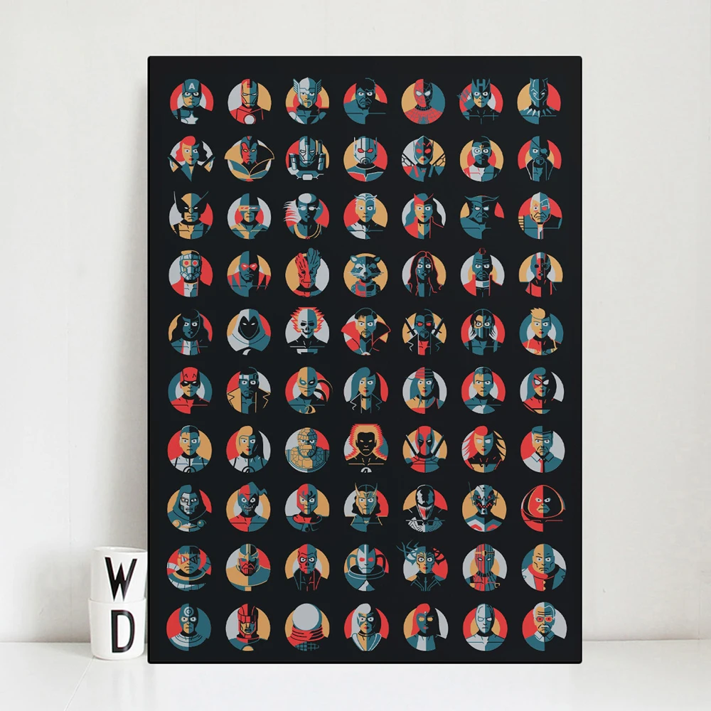 Marvel Super Heroes Avengers Poster And Print Abstract Cartoon Canvas Painting Indoor Wall Art Kids Room Home Decor Pictures
Marvel Super Heroes Avengers Poster And Print Abstract Cartoon Canvas Painting Indoor Wall Art Kids Room Home Decor Pictures