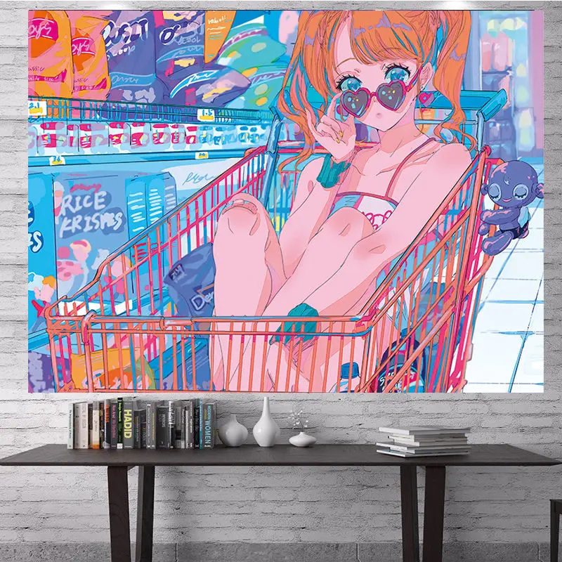 Small Tapestry Wall Hanging Soft Decorative Cloth Kawaii Decor Girl Room Home Tapestries Wall Carpet Bedroom Anime Wall Decor
Small Tapestry Wall Hanging Soft Decorative Cloth Kawaii Decor Girl Room Home Tapestries Wall Carpet Bedroom Anime Wall Decor
