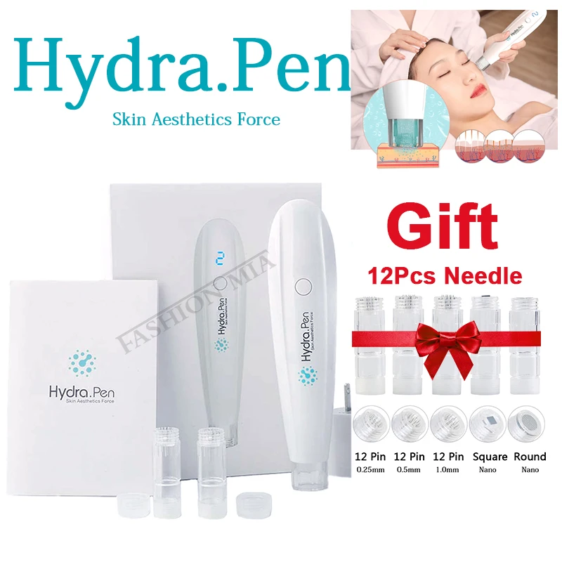 Original Hydra Pen H2 Professional Microneedling Pen Wireless Hydrapen Roller Pen Automatic Serum Applicator With 12 Cartridges
Original Hydra Pen H2 Professional Microneedling Pen Wireless Hydrapen Roller Pen Automatic Serum Applicator With 12 Cartridges